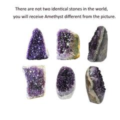 JIC Gem deep purple amethyst crystal vivid color for meditation corners