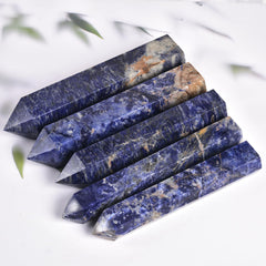 JIC Gem emotional healing crystal point supports balance during energy work.