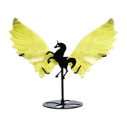 JIC Gem lemon jade quartz unicorn wings carved for elegant decor and positive energy.