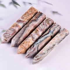 JIC Gem natural quartz crystal tower for meditation and balance at home.
