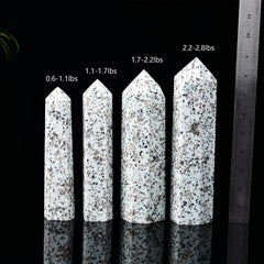 JIC Gem six-faceted wand concentrates attention and supports mindful practice.