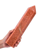JIC Gem sunstone obelisk tower 26-32 cm for feng shui energy balance