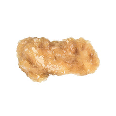 JIC Gem yellow calcite quartz cluster geode for meditation and decor.