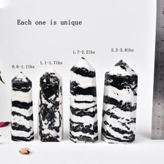JIC Gem zebra jasper energy wand suitable for space cleansing.