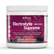 Jigsaw Electrolyte Supreme Berry-Licious bottle ready for daily hydration and energy support.