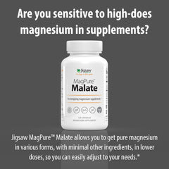 MagPure Malate packaging displayed on a store shelf for convenient purchase.