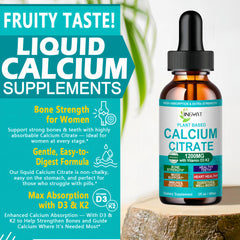 JINGYAT Calcium Drops ingredients highlight vitamin D3 and K2 for better utilization