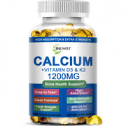 JINGYAT Calcium softgels in bottle for easy daily intake and bone support