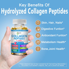 JINGYAT Collagen Softgels bottle close-up highlighting ingredients for joint and beauty support