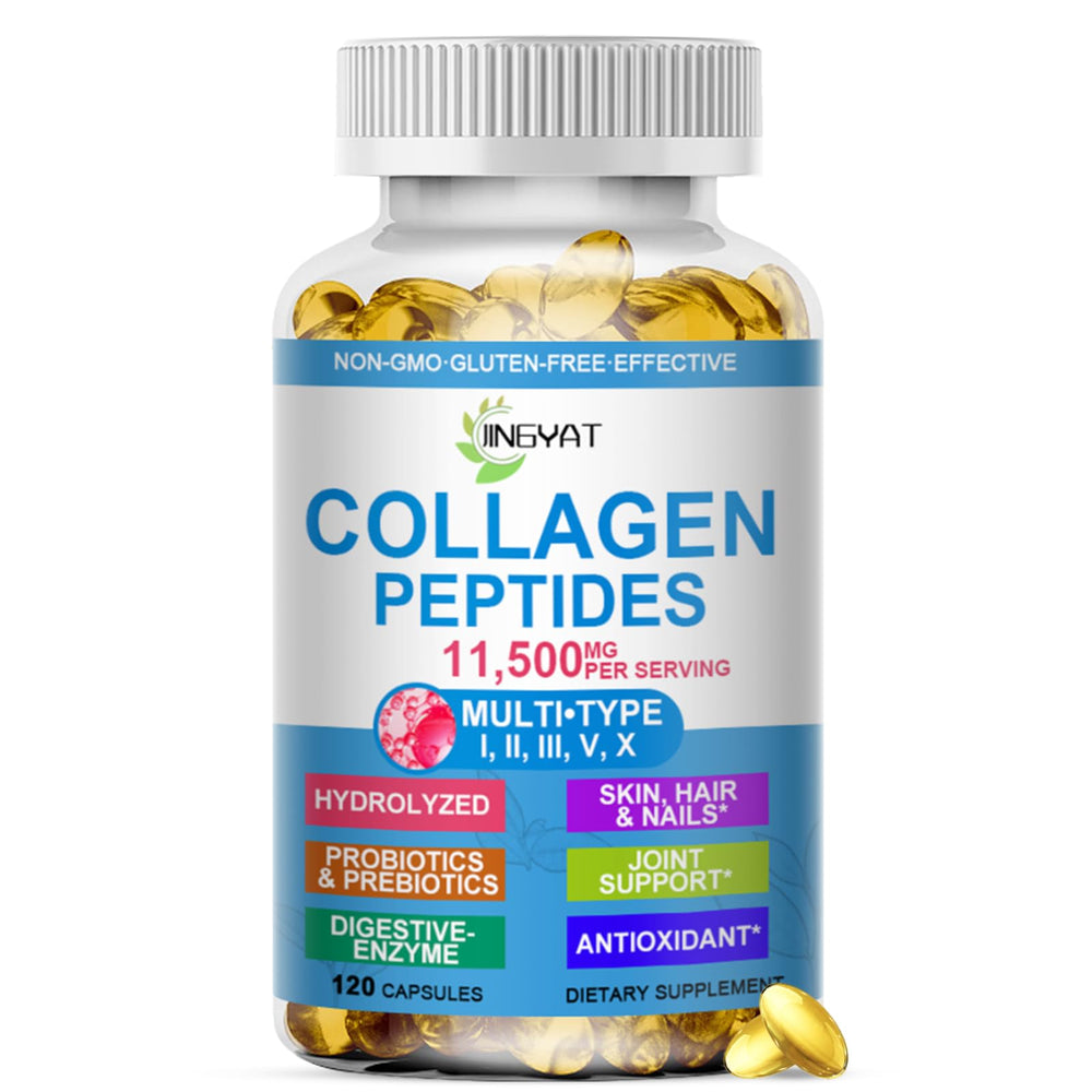 JINGYAT Collagen Softgels bottle front for joint and skin support