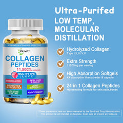 JINGYAT Collagen Softgels ingredient label close-up for clarity and safety