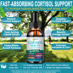 JINGYAT Cortisol Drops for Women glass bottle presenting premium, natural ingredients