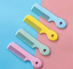 Jinshining colorful baby grooming brushes with ergonomic handles for easy daily use