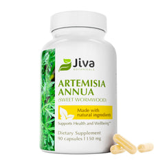 Jiva Botanicals Artemisia Annua capsules bottle for daily immune support.