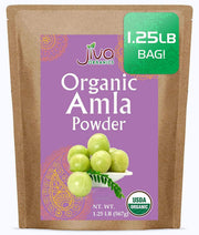 Jiva Organics amla powder bulk bag ready for smoothies and daily supplements
