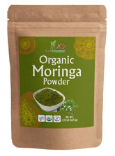 Jiva Organics Moringa powder bulk bag with reseal design for easy storage.