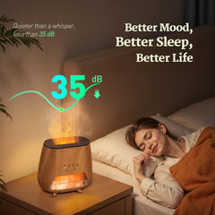 JJNJJN wood-grain diffuser design highlighting natural materials