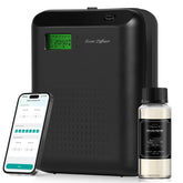 JM-X2 Pro scent air machine with a 100ml oil bottle delivering hotel-style fragrance at home