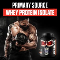JNX Sports The Curse Ultra Premium Whey mixes instantly in water for a creamy texture.