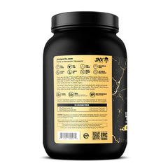 Shaker with creamy vanilla shake showcasing easy mixing.