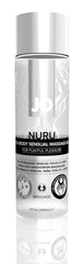 JO NURU Massage Gel fragrance-free bottle pour enables smooth, non-staining massage sessions.