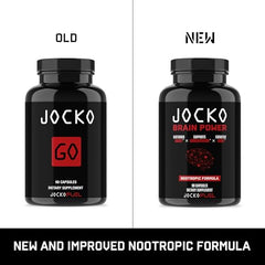 Jocko Fuel Brain Power label closeup highlighting key ingredients