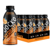 Jocko Fuel Hydrate bottle Island Orange front view for quick hydration during workouts