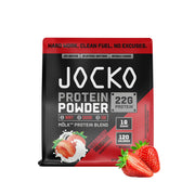 Jocko Fuel Mölk whey powder bottle promotes steady protein delivery for recovery