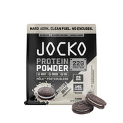 Jocko Fuel Mölk whey protein powder tub front view for daily protein support