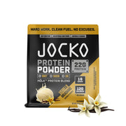 Jocko Fuel Molk whey vanilla powder is a convenient everyday protein option.