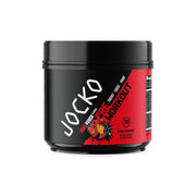 Jocko Fuel Pre Workout bottle pour showcases a powerful pump and sustained energy.