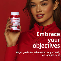 John Rambo Apple Cider Vinegar Gummies beet root visual highlights natural nutrient boost.