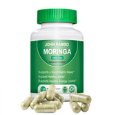 John Rambo Moringa capsules bottle front view for daily wellness