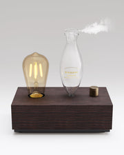 JOOSING glass diffuser with pine wood base enhances living room aesthetics and scent
