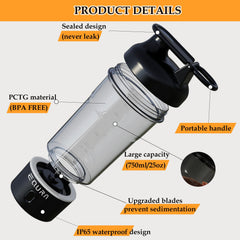 JOTER & LIBEAR innovative mixing technology visual for smooth shakes.