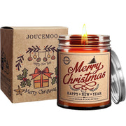 JOUCEMOO Lavender Eucalyptus candle with 7oz jar for calming aromatherapy at home