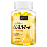 Jovianoy SAM-e Gummies bottle with pineapple flavor for daily mood support