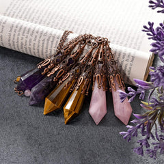 Jovivi 12-faceted pendulum suitable for dowsing and divination