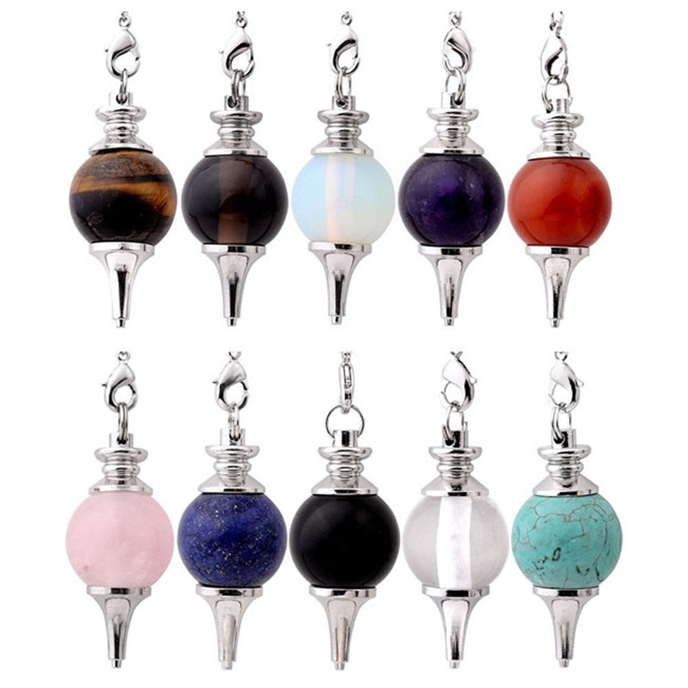 Jovivi crystal pendulum collection close-up highlighting craftsmanship for mindful energy work.