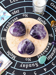 Jovivi heart chakra crystal supports calm focus during practice.