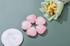 Jovivi heart chakra healing stone — rose quartz for focus and serenity.