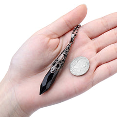 Jovivi pendulum necklace gift box image highlighting premium packaging.