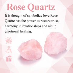 Jovivi rose quartz beauty variation, unique shapes ideal for collectors and home accents.