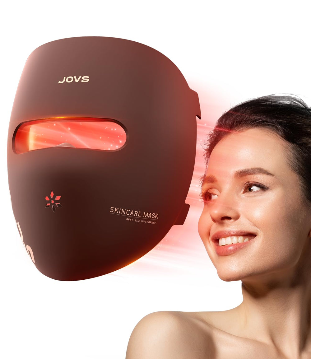 JOVS 4D red light mask with regular fit for comfortable home skincare sessions.