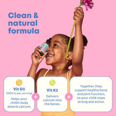 JoySpring D3 K2 drops dropper enables precise daily dosing for kids