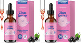 JoySpring ZincBerry bottle pours drops for kids' immune support.
