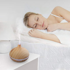 JoySusie diffuser remote control enables easy timer adjustments from across the room.