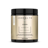 JSHealth Lean+ bottle front highlights 5 g creatine for lean muscle support.