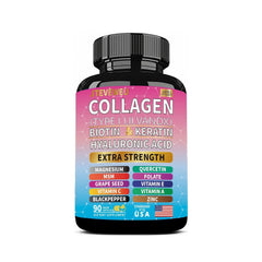 JTEVEweu collagen capsules closeup for everyday beauty support.