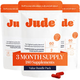 Jude bladder control tablets bottle with capsules for daily urinary support and confidence
